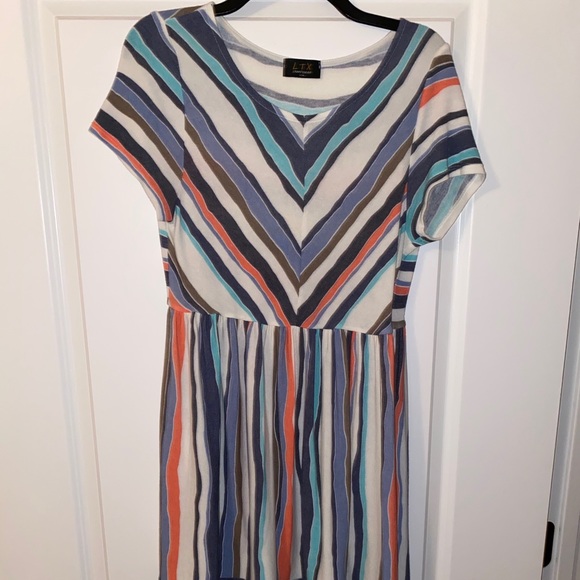 Multicolor Stripe Dress - Picture 6 of 8